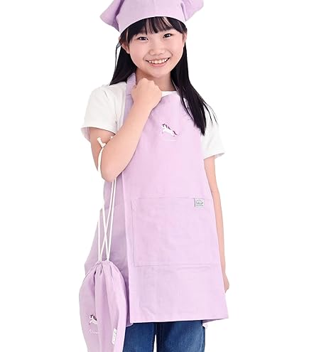 レップ サンレモン キッズエプロン3Pセット ピンク REP-548806X5